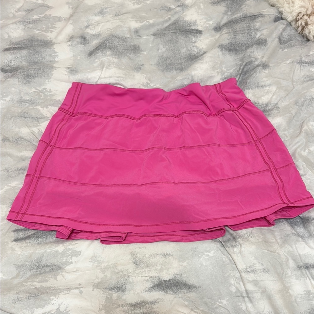 Lululemon Athletica Pink Bubble Mini Skirt